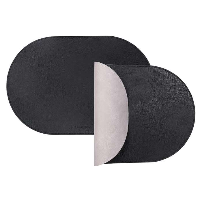 Салфетка сервировочная pool, 30х45 см, черная/светло-серая Liberty Jones LJ0000552