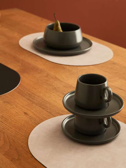 Салфетка сервировочная pool, 30х45 см, черная/светло-серая Liberty Jones LJ0000552