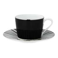 Чашка чайная с блюдцем Narumi Шагрин 270мл, фарфор костяной