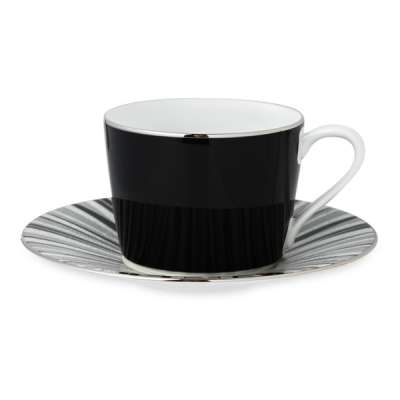 Чашка чайная с блюдцем Narumi Шагрин 270мл, фарфор костяной