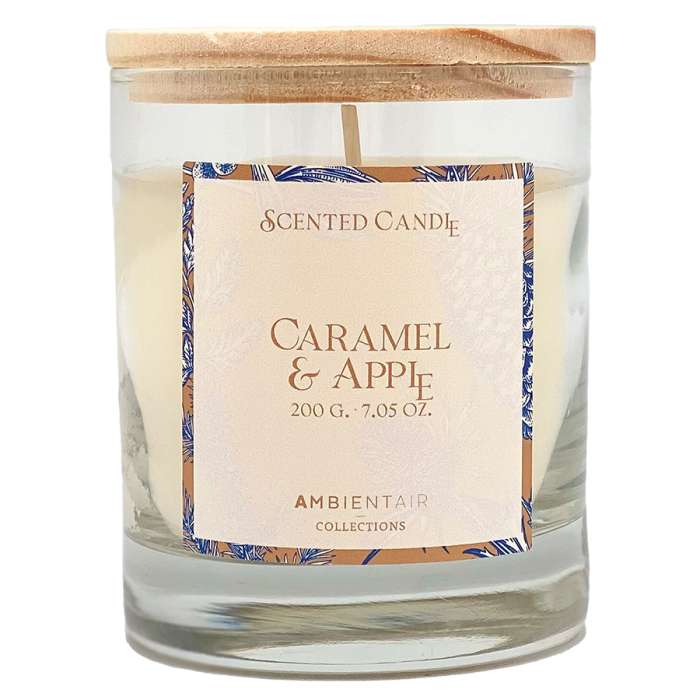 Свеча ароматическая gifting, caramel&apple, 40 ч Ambientair VV401MDTO