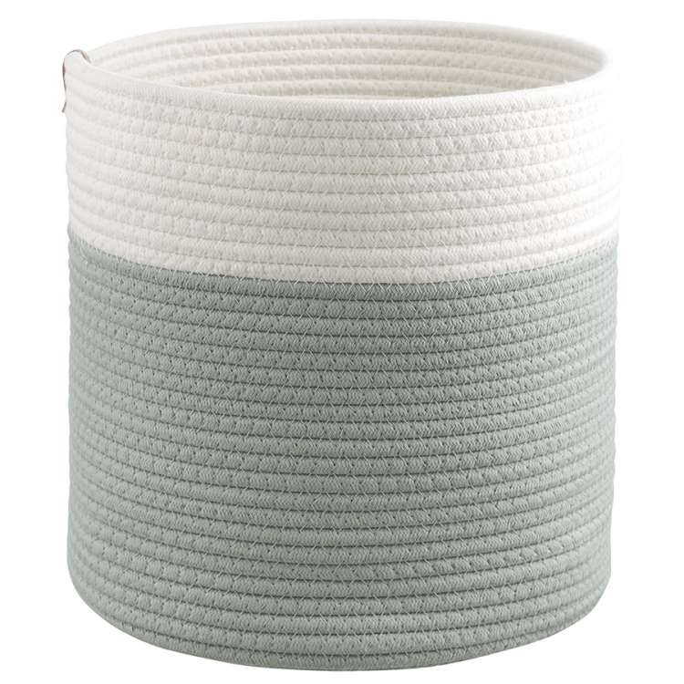 Корзина для хранения ciary, D30х30 см, бежевая/оливковая Bergenson Bjorn TL-BB-BSKCR-CTN-30-2