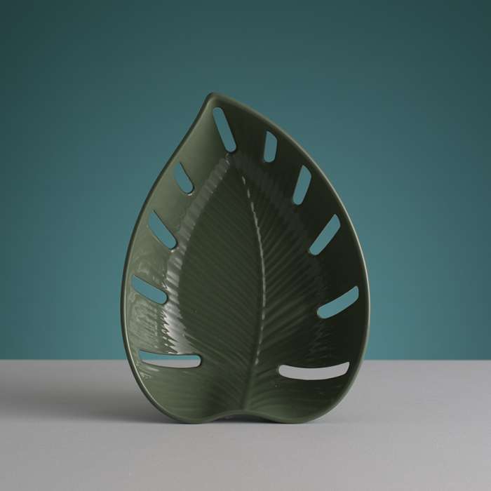 Блюдо для фруктов in the forest leaf, 19х6х26 см, зеленое Mason Cash 2002.222