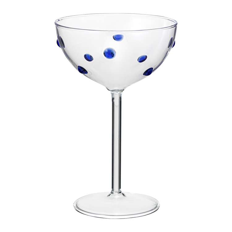 Креманка pom-pon, 225 мл, прозрачная/синяя Liberty Jones LJ0000338