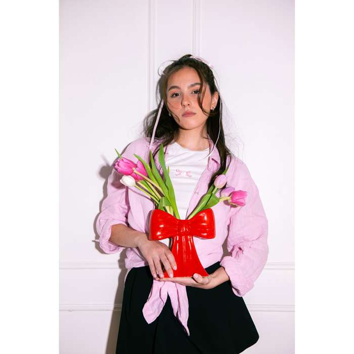 Ваза для цветов bow, 20 см DOIY DYVASBOWR