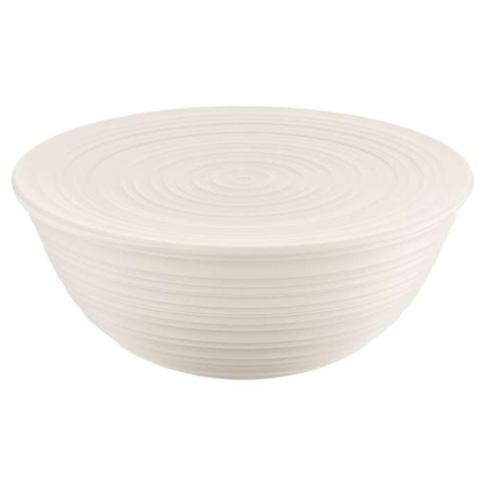 Миска с крышкой tierra, D30 см, молочная Guzzini 175001156