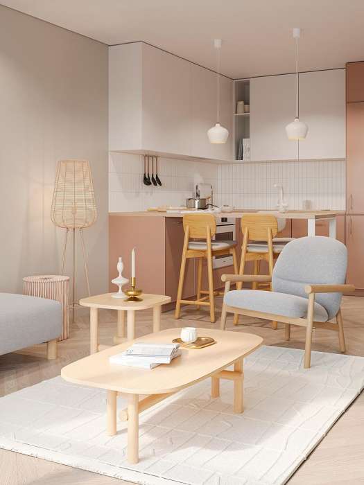 Свеча ароматическая spicy snowflakes из коллекции edge, бежевый, 30 ч Tkano TK23-ARO0024