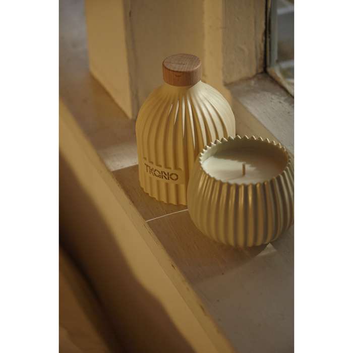 Свеча ароматическая spicy snowflakes из коллекции edge, бежевый, 30 ч Tkano TK23-ARO0024