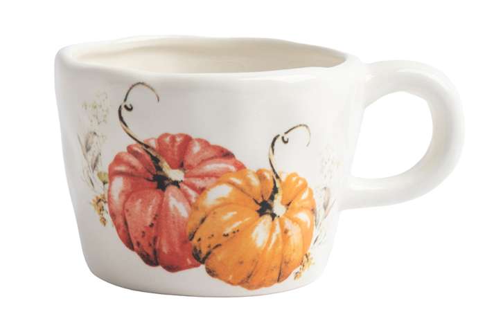 Кружка, 320 мл, керамика, молочная, Тыквы, Bright pumpkin ANNA LAFARG ANLAF-FDWS-031224-3