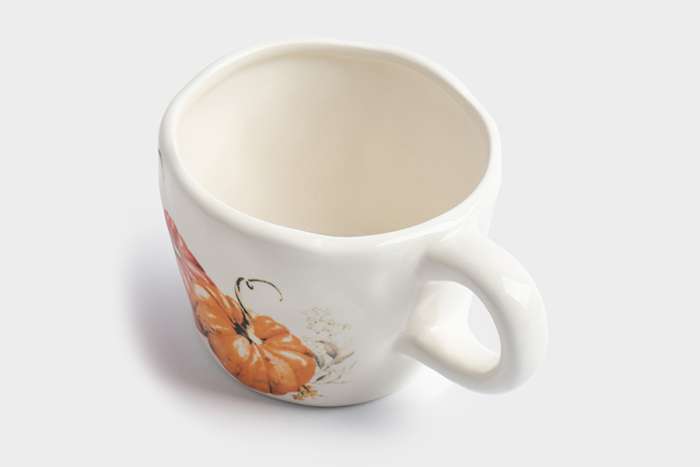 Кружка, 320 мл, керамика, молочная, Тыквы, Bright pumpkin ANNA LAFARG ANLAF-FDWS-031224-3
