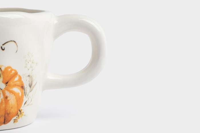 Кружка, 320 мл, керамика, молочная, Тыквы, Bright pumpkin ANNA LAFARG ANLAF-FDWS-031224-3