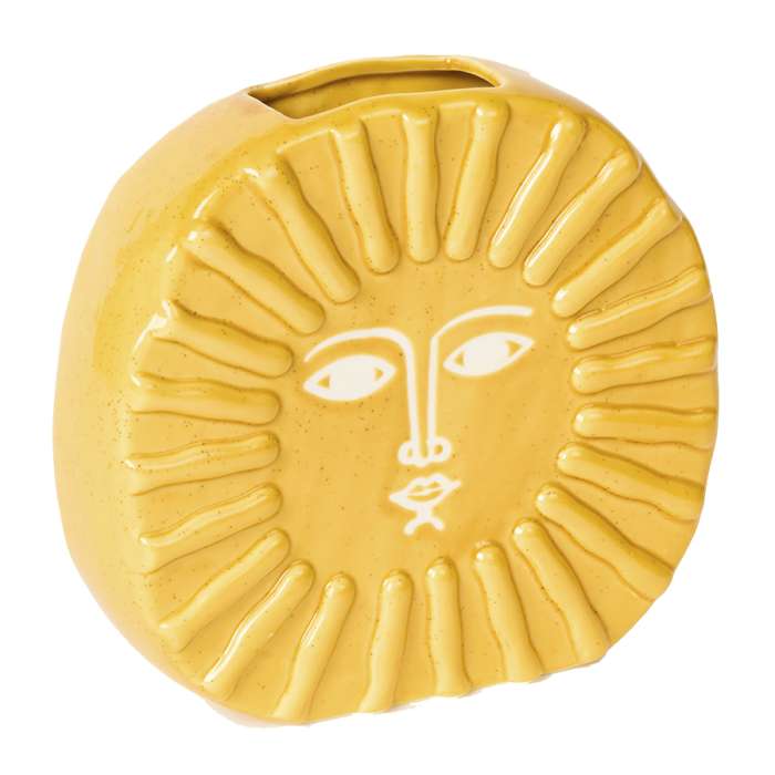 Ваза для цветов sun, 18 см, желтая DOIY DYVASUNYE