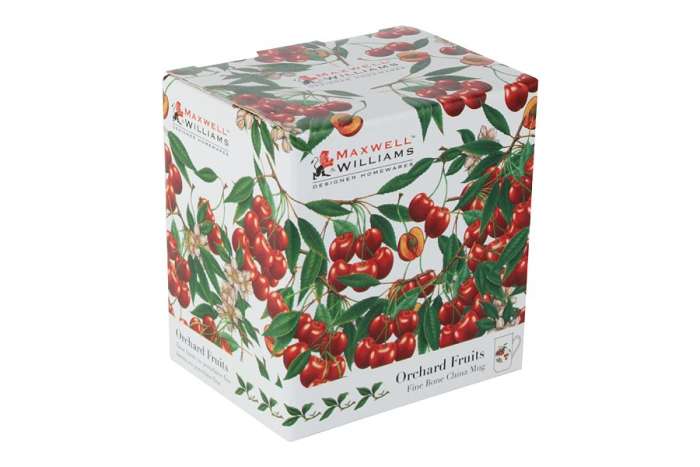 Кружка Вишня в подарочной упаковке Фруктовый сад 0.3л MAXWELL & WILLIAMS MW637-PB8002