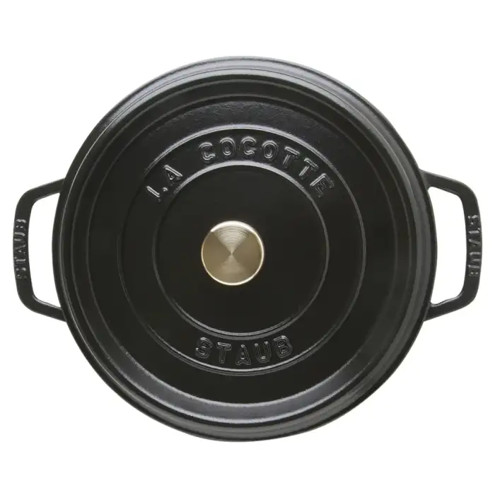 Кокот круглый, 26 см, 5,2 л, черный STAUB 1102625