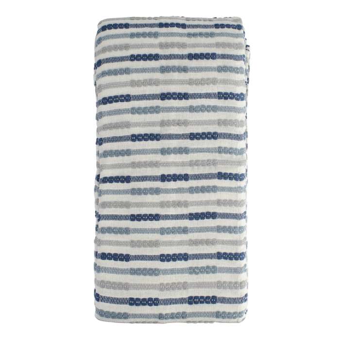 Покрывало из хлопка в полоску из коллекции ethnic, 230х250 см Tkano TK18-BS0002