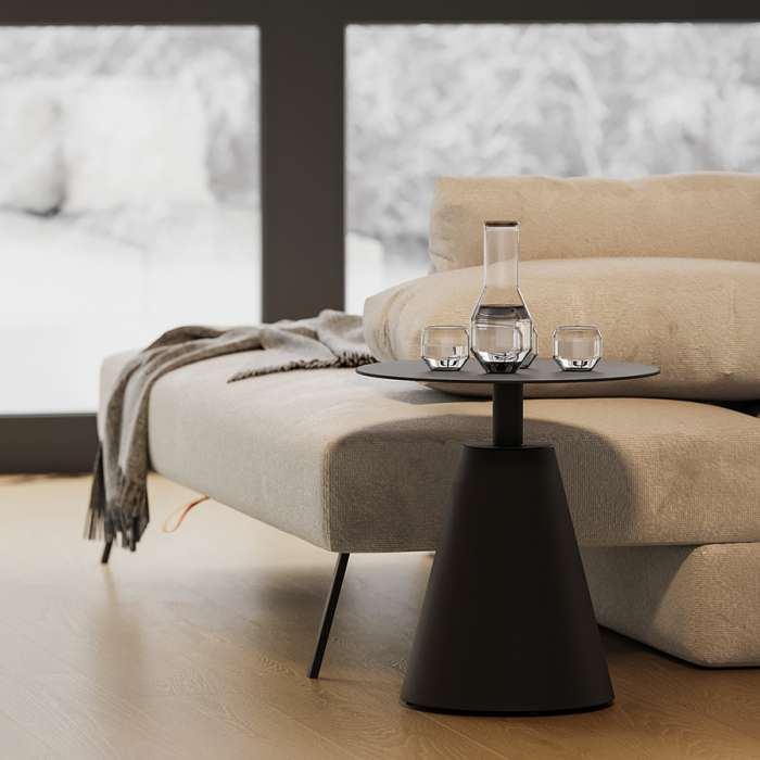 Столик кофейный marius, D50 см, черный Bergenson Bjorn BB0000460