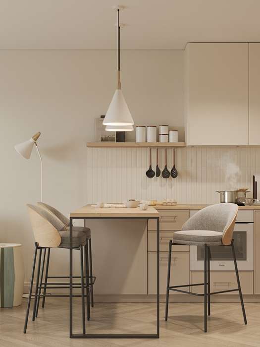 Светильник подвесной mango kart, D25х42 см, бежевый Bergenson Bjorn BB0000449