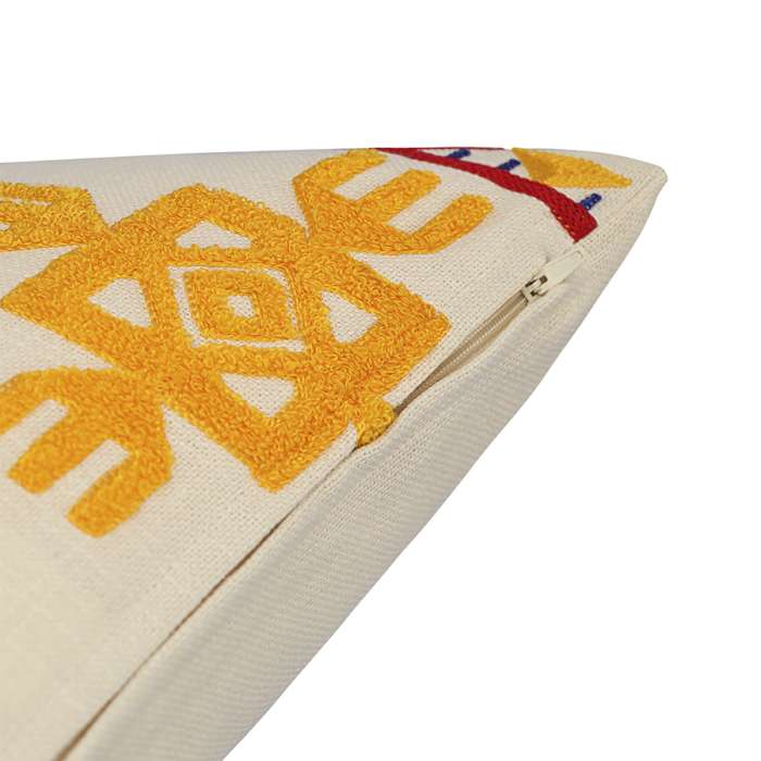 Подушка декоративная по мотивам чувашских орнаментов из коллекции cultural heritage, 45х45 см Tkano TK24-CU0025